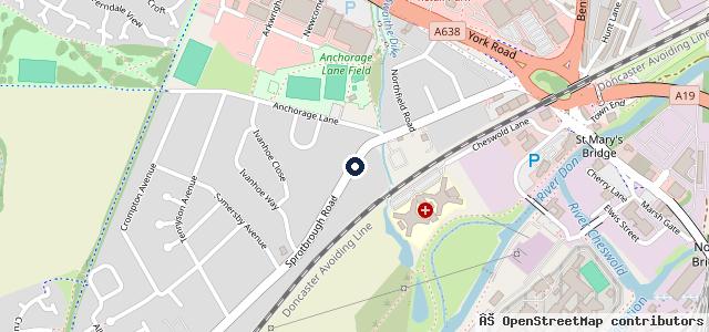 Map showing the location of D G Autos Doncaster Ltd