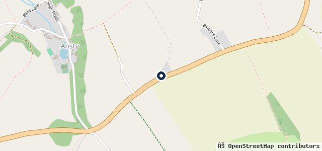 Map showing the location of Downside Garage