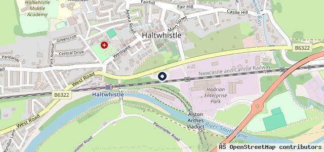 Map showing the location of Esso