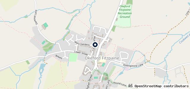 Map showing the location of Fippenny Garage