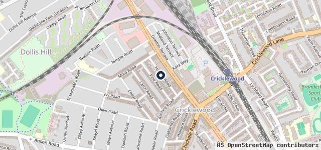 Map showing the location of Five Star Mot