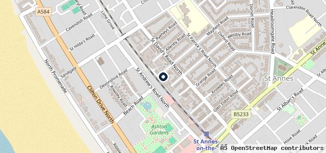 Map showing the location of Gilbey's Autos