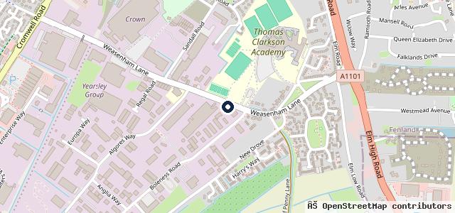 Map showing the location of Gildo's Motor Cycle Centre