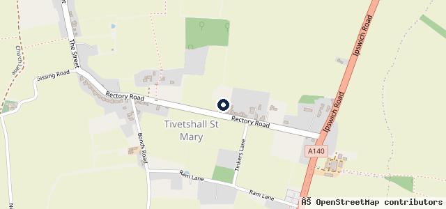 Map showing the location of Glover Bros