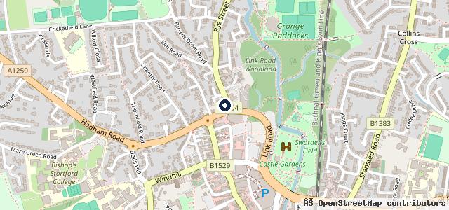 Map showing the location of Glyn Hopkin Nissan Bishop's Stortford