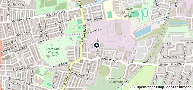 Map showing the location of One Stop Cars of Manchester | Manchester