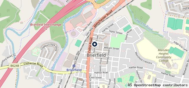 Map showing the location of Humphrey Street Garage