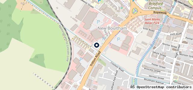 Map showing the location of IN'n'OUT Autocentres Lincoln