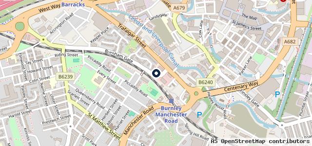 Map showing the location of InstaVolt Charging Station