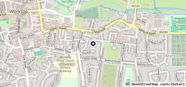 Map showing the location of JF Commercials