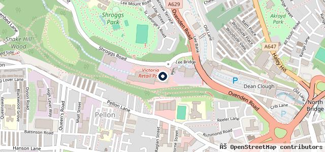 Map showing the location of Jollyes - The Pet People Halifax