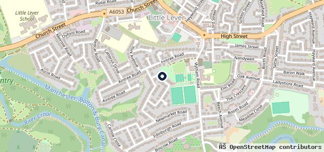 Map showing the location of Mark Anthony Motors