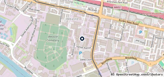 Map showing the location of Langworthy MOT Centre