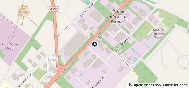 Map showing the location of Lloyd Volkswagen West Cumbria