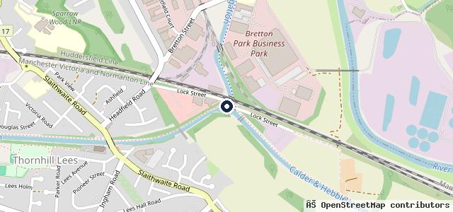 Map showing the location of Lock Street Garage & MOT Centre