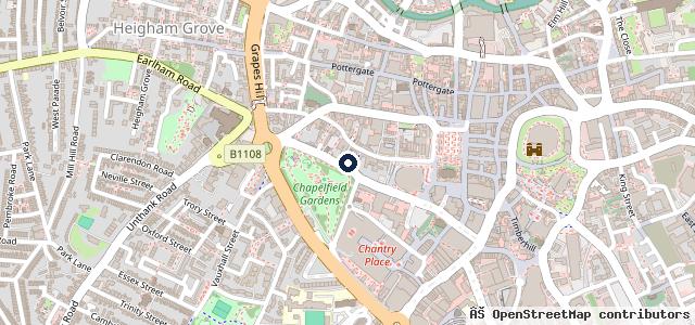 Map showing the location of MRC Garage Services