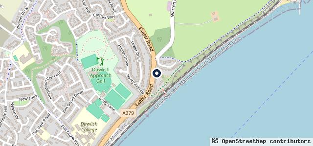 Map showing the location of Marine Garage
