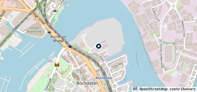 Map showing the location of Mick's MOTs