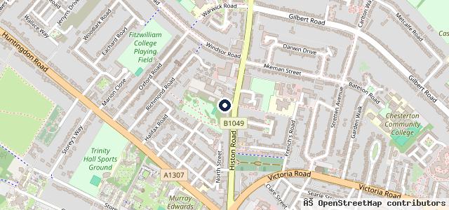 Map showing the location of Murketts Of Cambridge