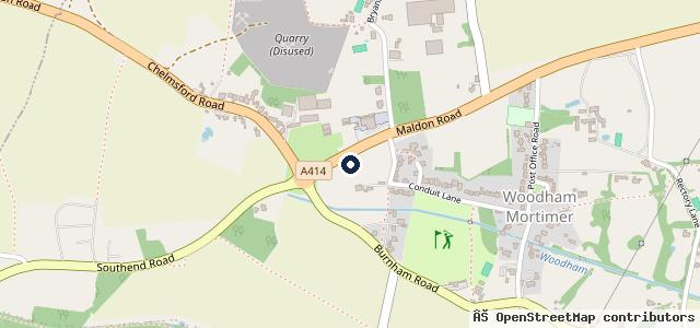 Map showing the location of Oak mot centre Ltd