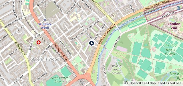 Map showing the location of Oslo Court Garage