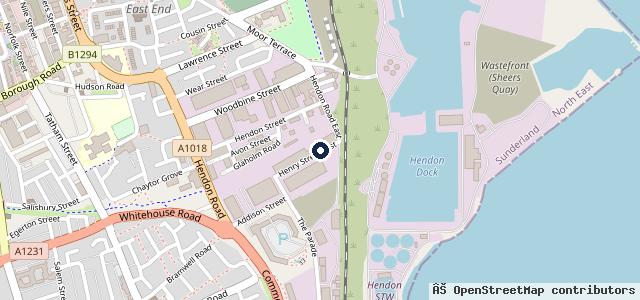 Map showing the location of Pattons Auto Centre