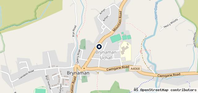Map showing the location of Valley Motor Services