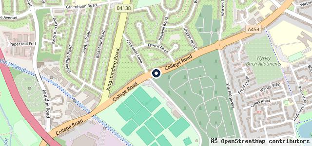 Map showing the location of Perry Garage
