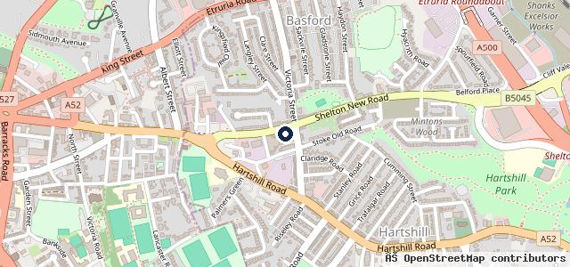 Map showing the location of R & B Auto Repairs