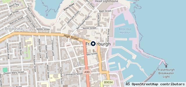 Map showing the location of J & M Robertson Ltd