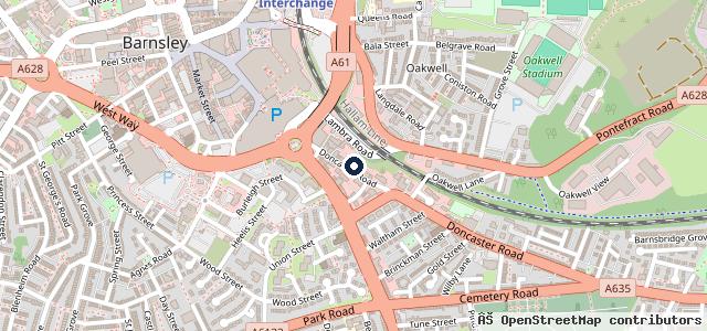 Map showing the location of Ron Daley Scooters