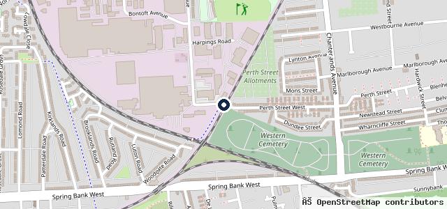 Map showing the location of S & R Motors
