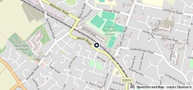 Map showing the location of Albion Road Motor Co