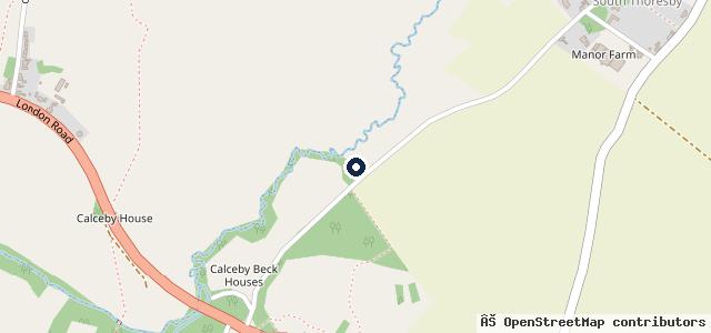 Map showing the location of Smiths Garage
