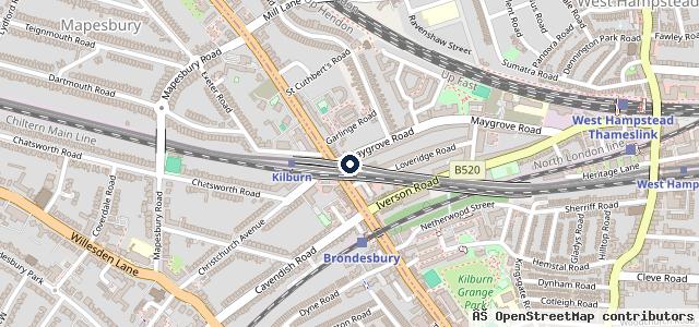 Map showing the location of Southern Cross Motorcycle Sales and Repair