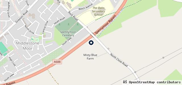 Map showing the location of SRS Recovery & MOT Centre