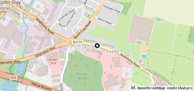 Map showing the location of Hedin Automotive BMW Ruxley (Formerly Stephen James BMW)