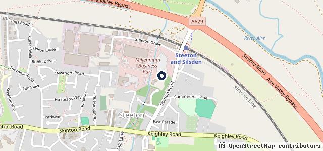 Map showing the location of Steve Dale Motorcycles