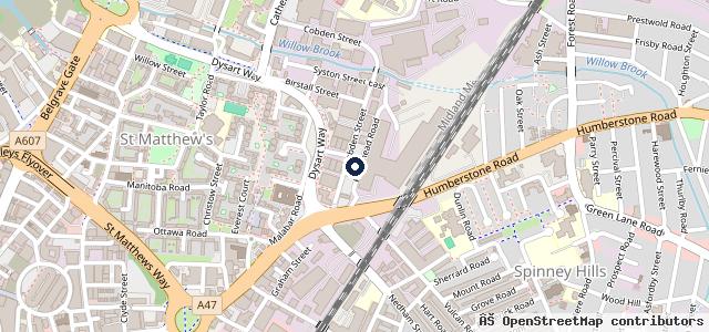 Map showing the location of The Lion Garage