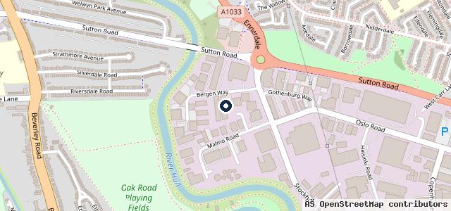 Map showing the location of Thompson Commercials Ltd - Renault Trucks Hull