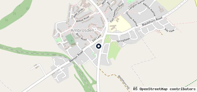 Map showing the location of Three Corners Garage