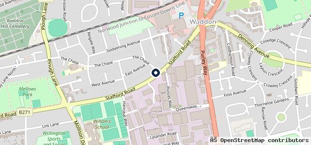 Map showing the location of Trade Autos