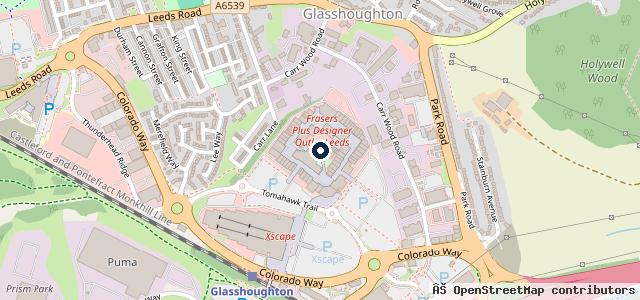 Map showing the location of TrustFord Castleford Ford Store & Transit Centre