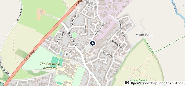 Map showing the location of V J Collett Ltd