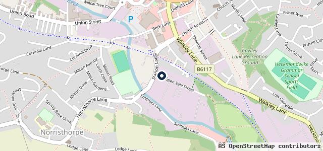 Map showing the location of Valley Car Care