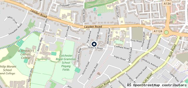 Map showing the location of West Lodge Garage Ltd