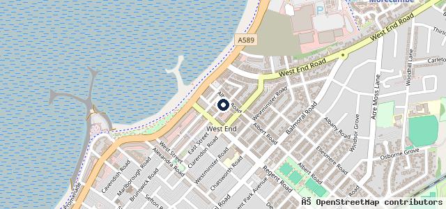 Map showing the location of Burnett &amp; Reid | Aberdeen