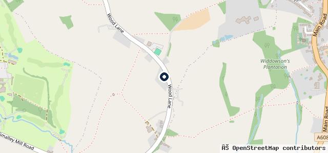 Map showing the location of Wood Lane Garage