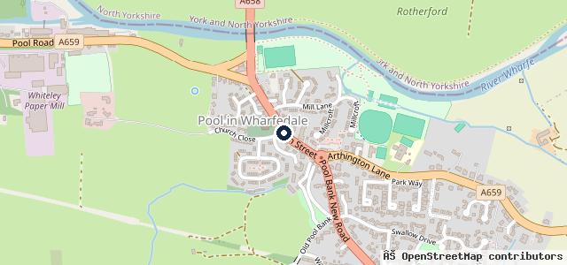 Map showing the location of Impact vehicle repair centre | Leeds