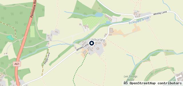 Map showing the location of Hemingway & Sons